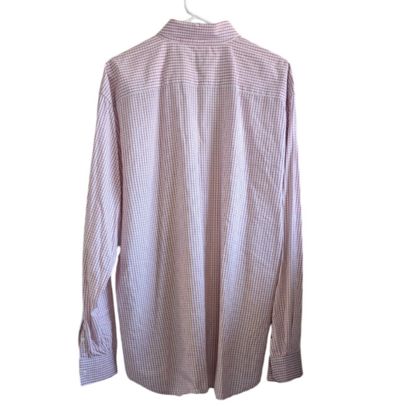 Steve & Barry's Collection Quality 100% Cotton Checker Dress Shirt Sz XL - Picture 3 of 4